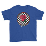 Rosa Dripping Checker Board Boy's T-Shirt