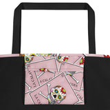 La Calavera Loteria All-over Beach Bag