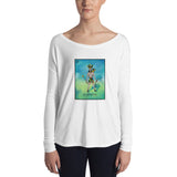 El Apache Loteria Womens Long Sleeve Tee