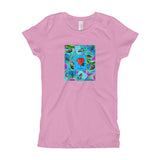 Las Damas Rosa Loteria All-Over Girl's T-Shirt
