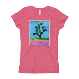 El Nopal Loteria Girl's T-Shirt