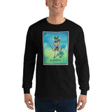 El Apache Loteria Mens Long Sleeve T-Shirt