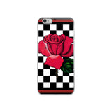 Rosa Checker Board iPhone Case