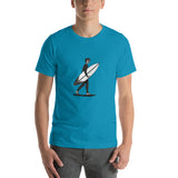 El Surfista B&W Plain Men's T-Shirt