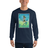 El Apache Loteria Mens Long Sleeve T-Shirt