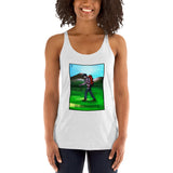 El Senderista (Hiker) Loteria Women's Racerback Tank