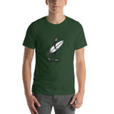 El Surfista B&W Plain Men's T-Shirt