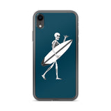 El Surfista Skeleton Shaka iPhone Case