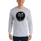 Palma Drip B&W Men's Long Sleeve T-Shirt