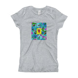 Las Damas Corazon Loteria All-Over Girl's T-Shirt