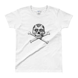 La Calavera Loteria B&W Plain Women's T-shirt