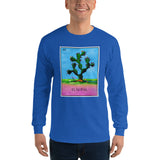 El Nopal Loteria Mens Long Sleeve T-Shirt