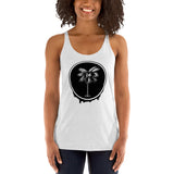 Palma Drip B&W Women's Racerback Tank