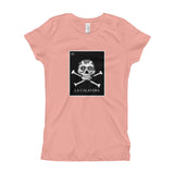 La Calavera Loteria B&W Girl's T-Shirt