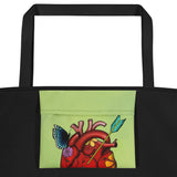 El Corazon Circle Beach Bag