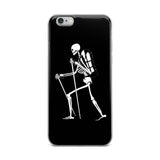 El Senderista (Hiker) Skeleton iPhone Case