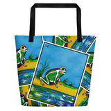 La Rana Loteria All-Over Beach Bag