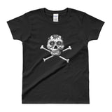 La Calavera Loteria B&W Plain Women's T-shirt