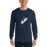 El Surfista B&W Plain Men's Long Sleeve T-Shirt
