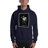 El Borracho Loteria B&W Hoodie