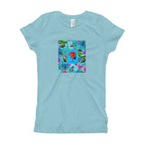 Las Damas Rosa Loteria All-Over Girl's T-Shirt