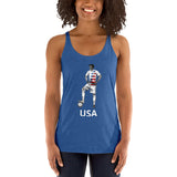 El Futbolista USA Women's Racerback Tank