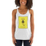 El Alacran Loteria Women's Racerback Tank
