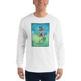 El Apache Loteria Mens Long Sleeve T-Shirt