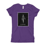 La Dama Loteria B&W Girl's T-Shirt