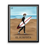 El Surfista Framed photo paper poster