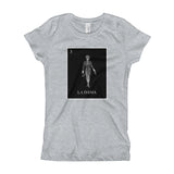 La Dama Loteria B&W Girl's T-Shirt