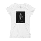 La Dama Loteria B&W Girl's T-Shirt