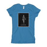 La Dama Loteria B&W Girl's T-Shirt