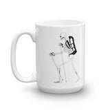 El Senderista (Hiker) Skeleton Mug