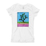 El Nopal Loteria Girl's T-Shirt