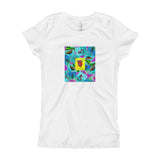 Las Damas Corazon Loteria All-Over Girl's T-Shirt