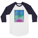 La Dama Loteria Women's 3/4 sleeve raglan shirt