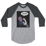 Rosie the Riveter Women's 3/4 sleeve baseball shirt