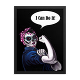 Rosie the Riveter Framed photo paper poster