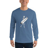 El Surfista Skeleton Shaka Men's Long Sleeve T-Shirt