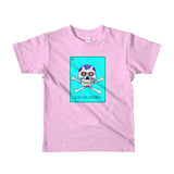 La Calavera Loteria Pop Teal kids 2-6 yrs t-shirt