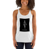 La Dama Loteria B&W Women's Racerback Tank