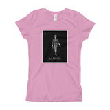 La Dama Loteria B&W Girl's T-Shirt
