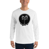 Palma Drip B&W Men's Long Sleeve T-Shirt