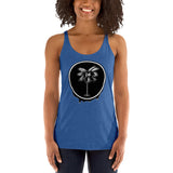 Palma Drip B&W Women's Racerback Tank