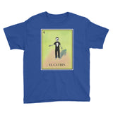 El Catrin Loteria boys t-shirt pilar grother blue
