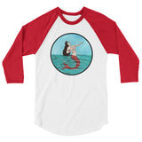 La Sirena Circle 3/4 sleeve raglan shirt