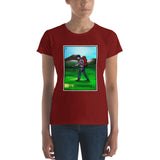 El Senderista (Hiker) Loteria Women's t-shirt