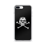 La Calavera Loteria B&W Plain iPhone Case