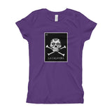 La Calavera Loteria B&W Girl's T-Shirt